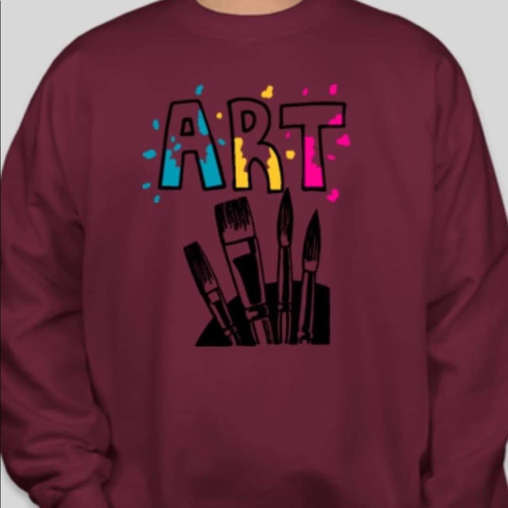 Winter cold sweater Art color